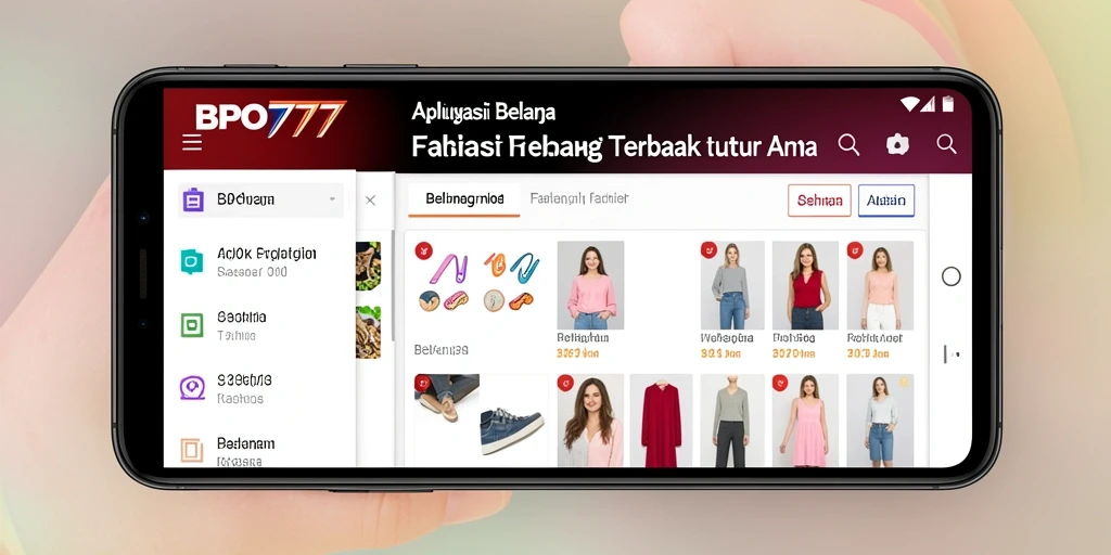 Tampilan antarmuka BPO777 yang menarik dan ramah pengguna.