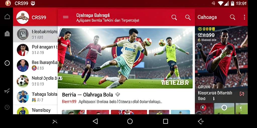 Tampilan antarmuka aplikasi CRS99 yang informatif dan menarik.
