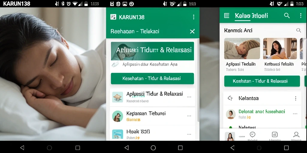 Antarmuka pengguna aplikasi KARUN138 yang modern dan menenangkan.