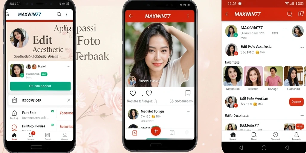 Antarmuka aplikasi MAXWIN77 yang menawan dan modern.