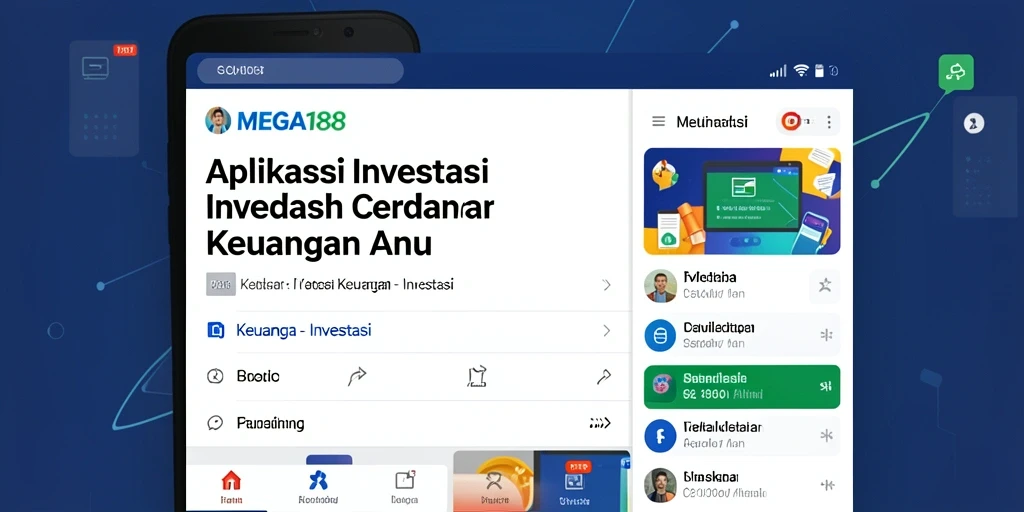 Antarmuka MEGA188 yang menarik untuk pengelolaan investasi.