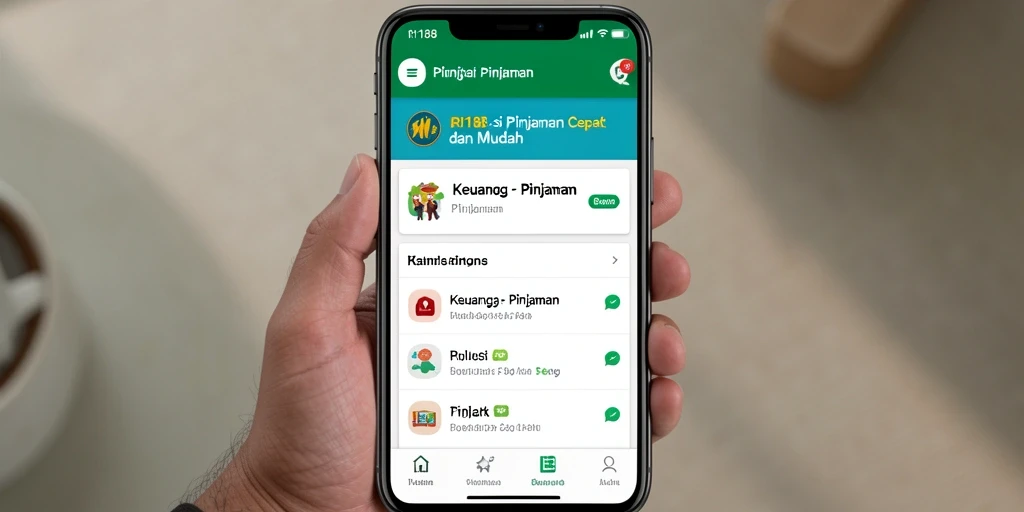 Tampilan antarmuka RI188 yang sederhana dan mudah digunakan.