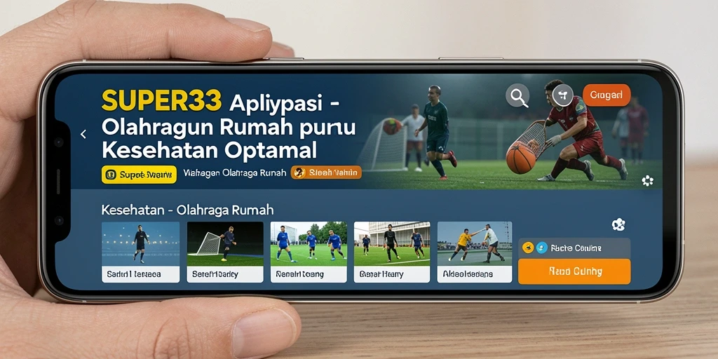 Tampilan antarmuka pengguna SUPER33 yang ramah dan mudah digunakan.